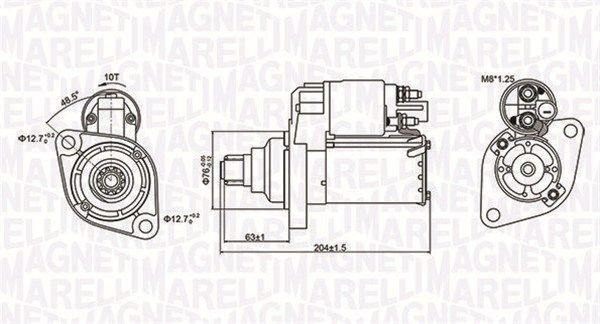 063721347010 Magneti Marelli Стартер двигуна